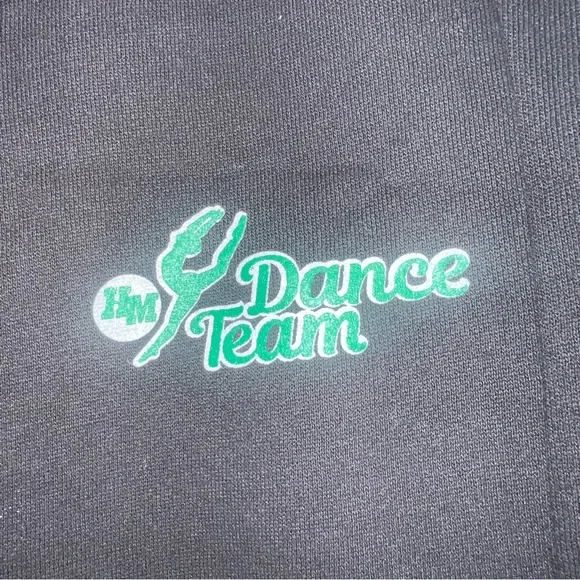 Lululemon Black Scuba Jogger Sweatpants Size 0 With Dance Team Logo Like New - Picture 3 of 11